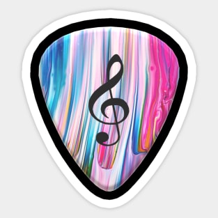 Guitar Pick Sticker